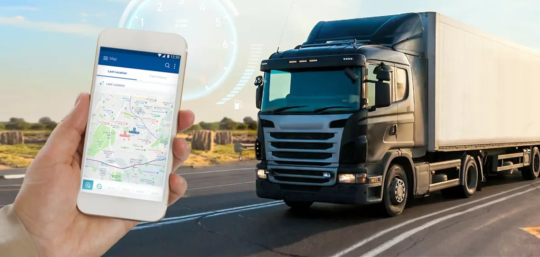 Transafe mobile app tracking screens
